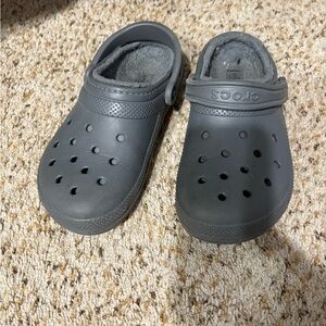 CROCS Gray Slippers with Ventilation and Rotating Heel Strap